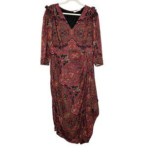Wayward Fancies eShakti Midi Dress Size Large